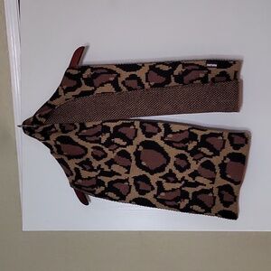 Mukluks Animal Print knit scarf